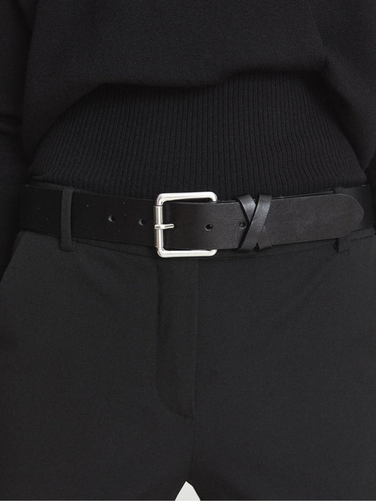 Reiss Belts | Annexe Leather Belt Black - Women