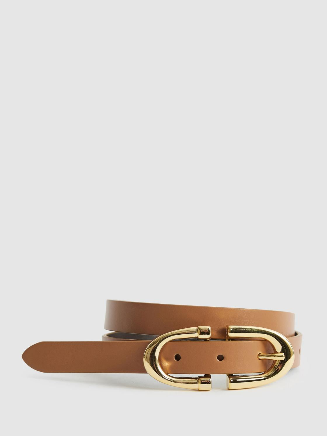 Reiss Belts | Bailey Horseshoe Belt Black - Women