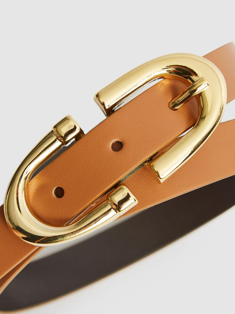 Reiss Belts | Bailey Horseshoe Belt Black - Women