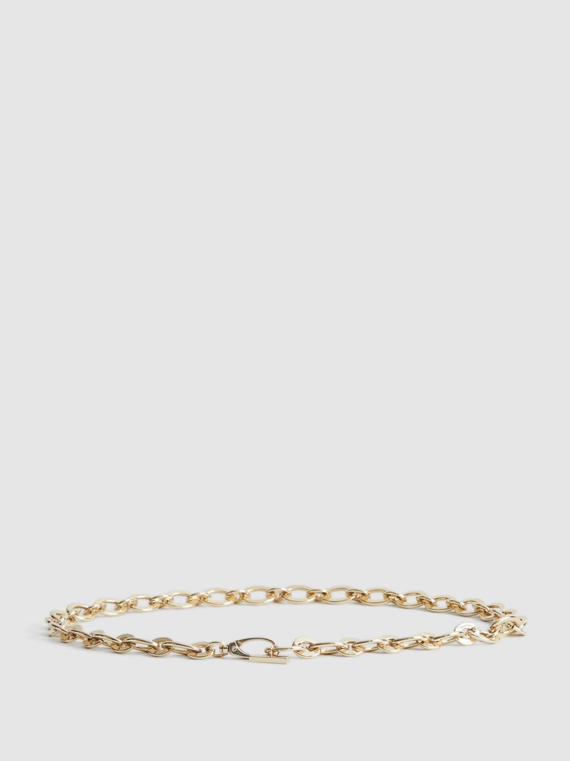 Reiss Belts | Camilla Oval Chain Belt Gold - Women