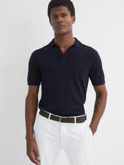 Reiss Belts | Elmont Woven Belt Khaki - Men