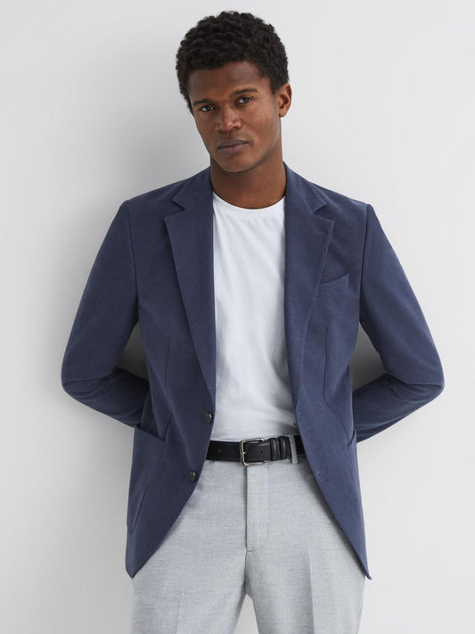 Reiss Belts | Lucas Grained Leather Belt Black - Men