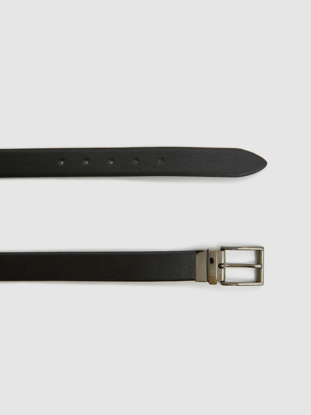 Reiss Belts | Ricky Reversible Leather Belt Black - Men