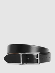 Reiss Belts | Ricky Reversible Leather Belt Black - Men