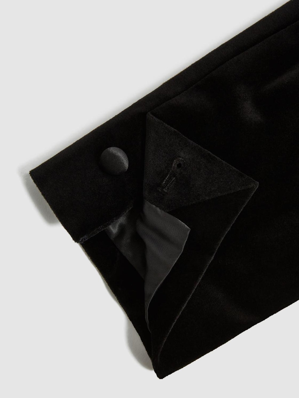 Reiss Blazers | Ace Single Breasted Velvet Blazer Black - Men