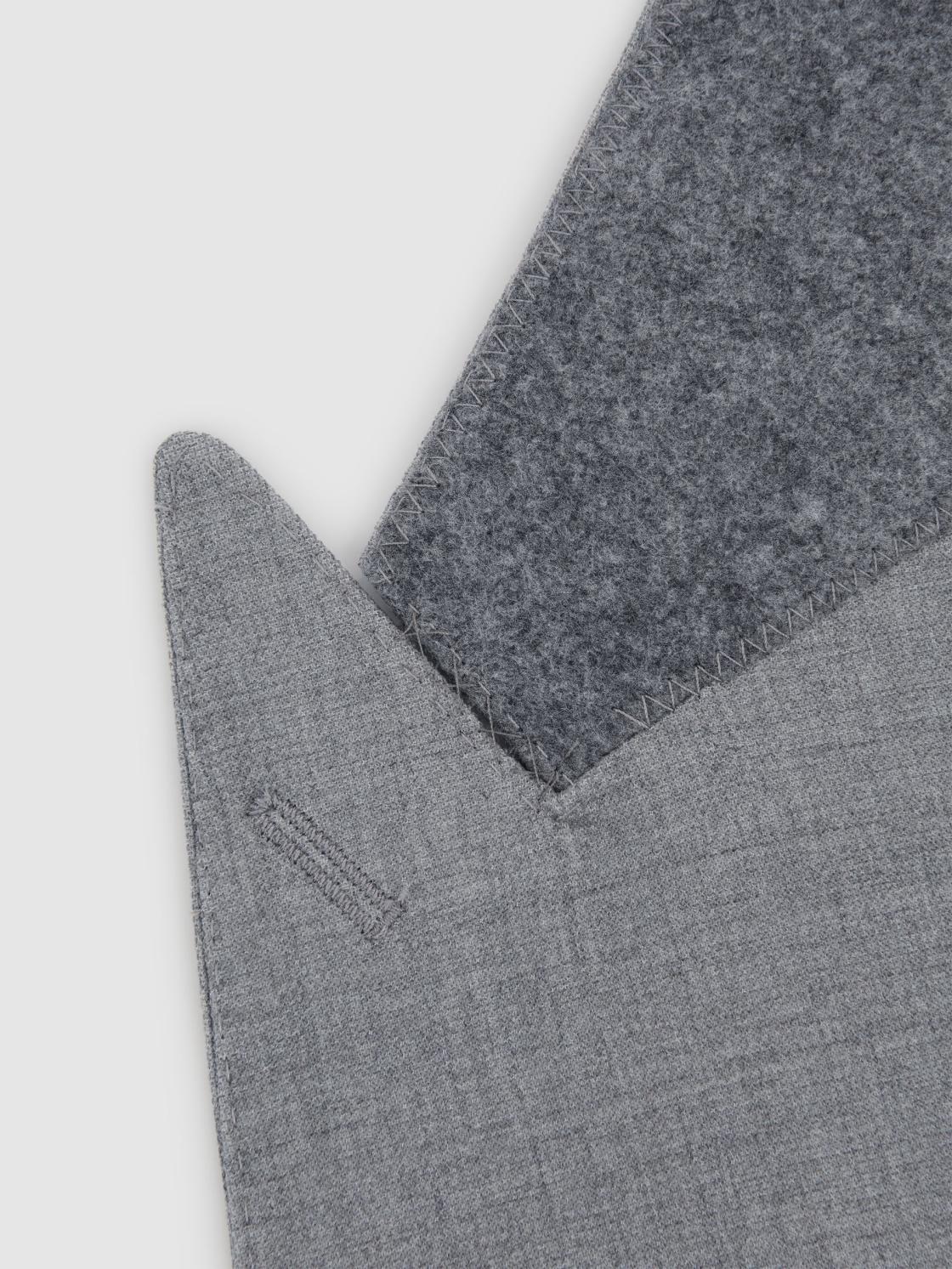 Reiss Blazers | Arrow Slim Fit Single Breasted Wool Blend Blazer Soft Grey - Men