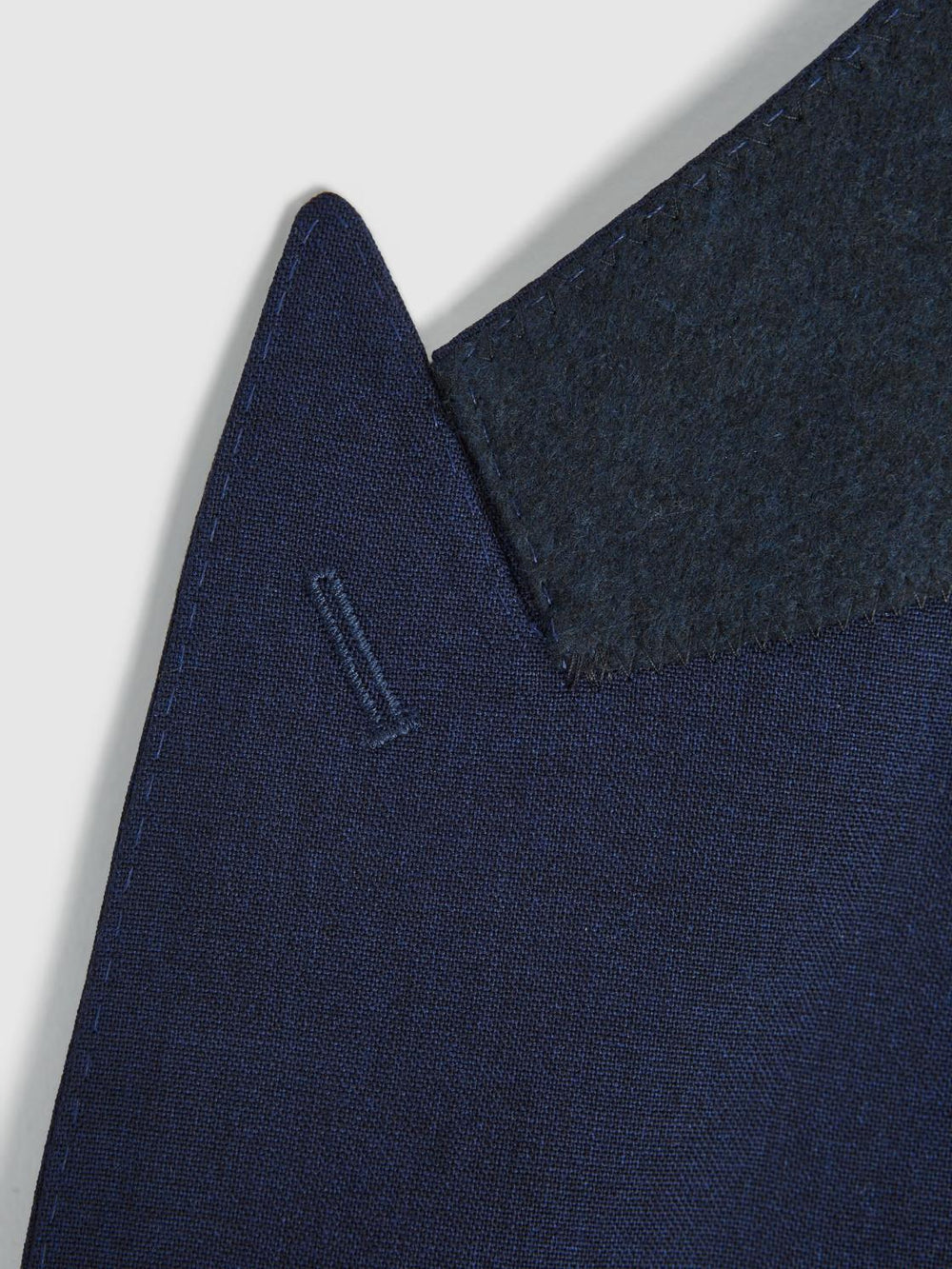 Reiss Blazers | Bold Single Breasted Wool Blazer Navy - Men