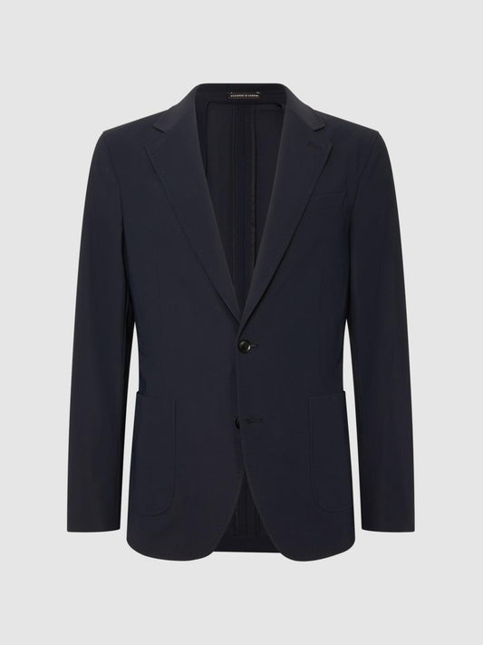 Reiss Blazers | Flip Slim Fit Single Breasted Blazer Navy - Men