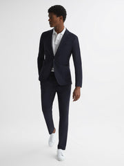 Reiss Blazers | Flip Slim Fit Single Breasted Blazer Navy - Men