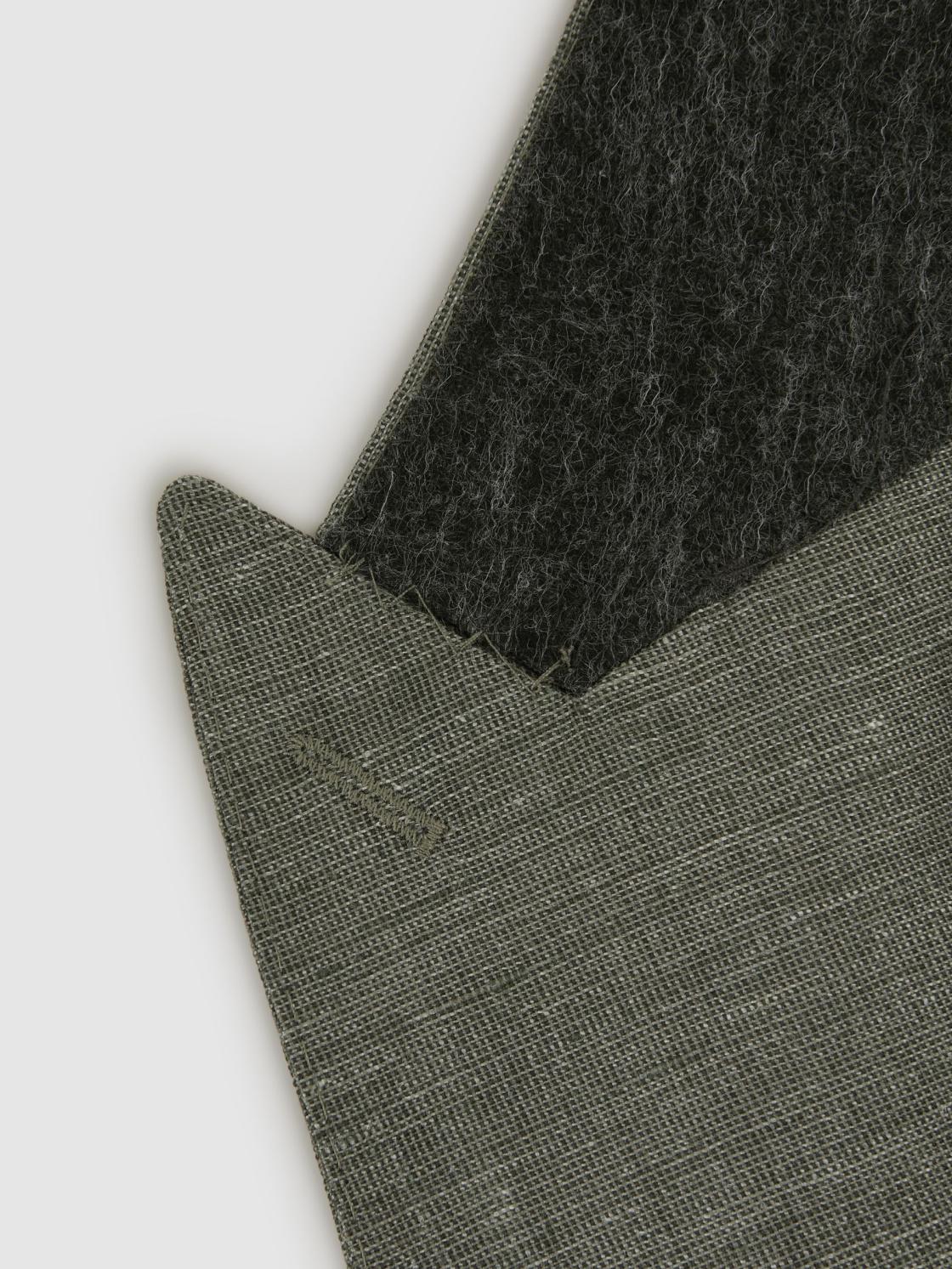 Reiss Blazers | Riva Slim Fit Double Breasted Wool-Linen Blazer Sage - Men