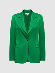 Reiss Blazers | Sofie Tailored Single Breasted Blazer Green - Women