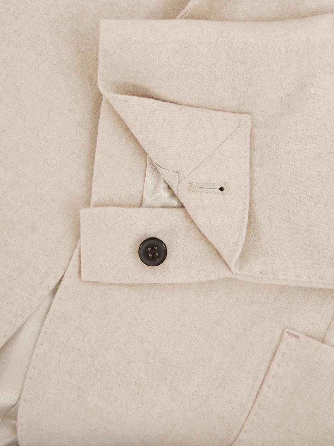 Reiss Blazers | Tella Slim Fit Single Breasted Brushed Wool Blazer Stone - Men