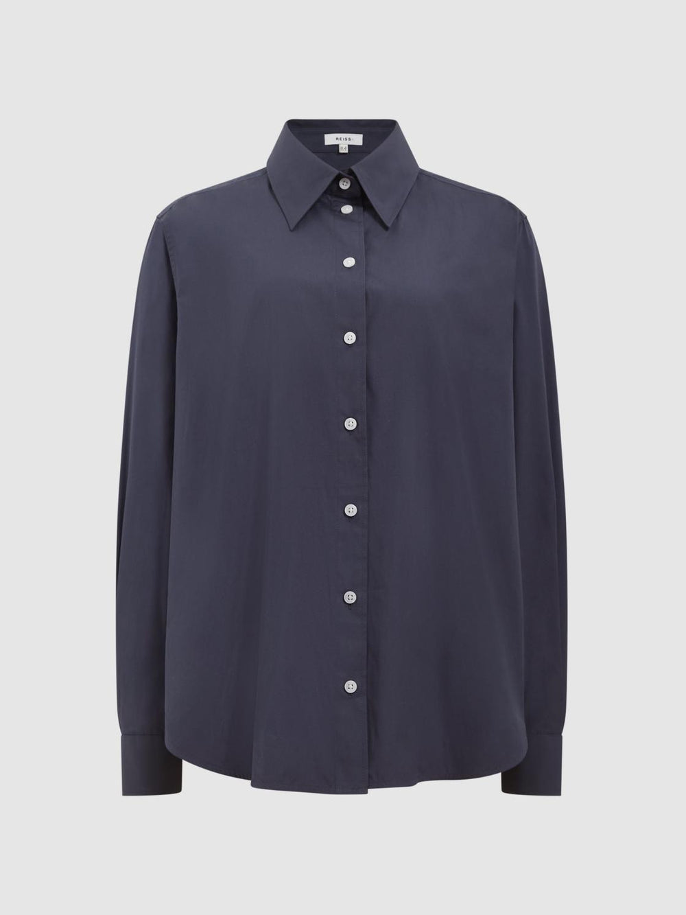 Reiss Blouses &amp; Shirts | Jenny Cotton Shirt Navy - Women