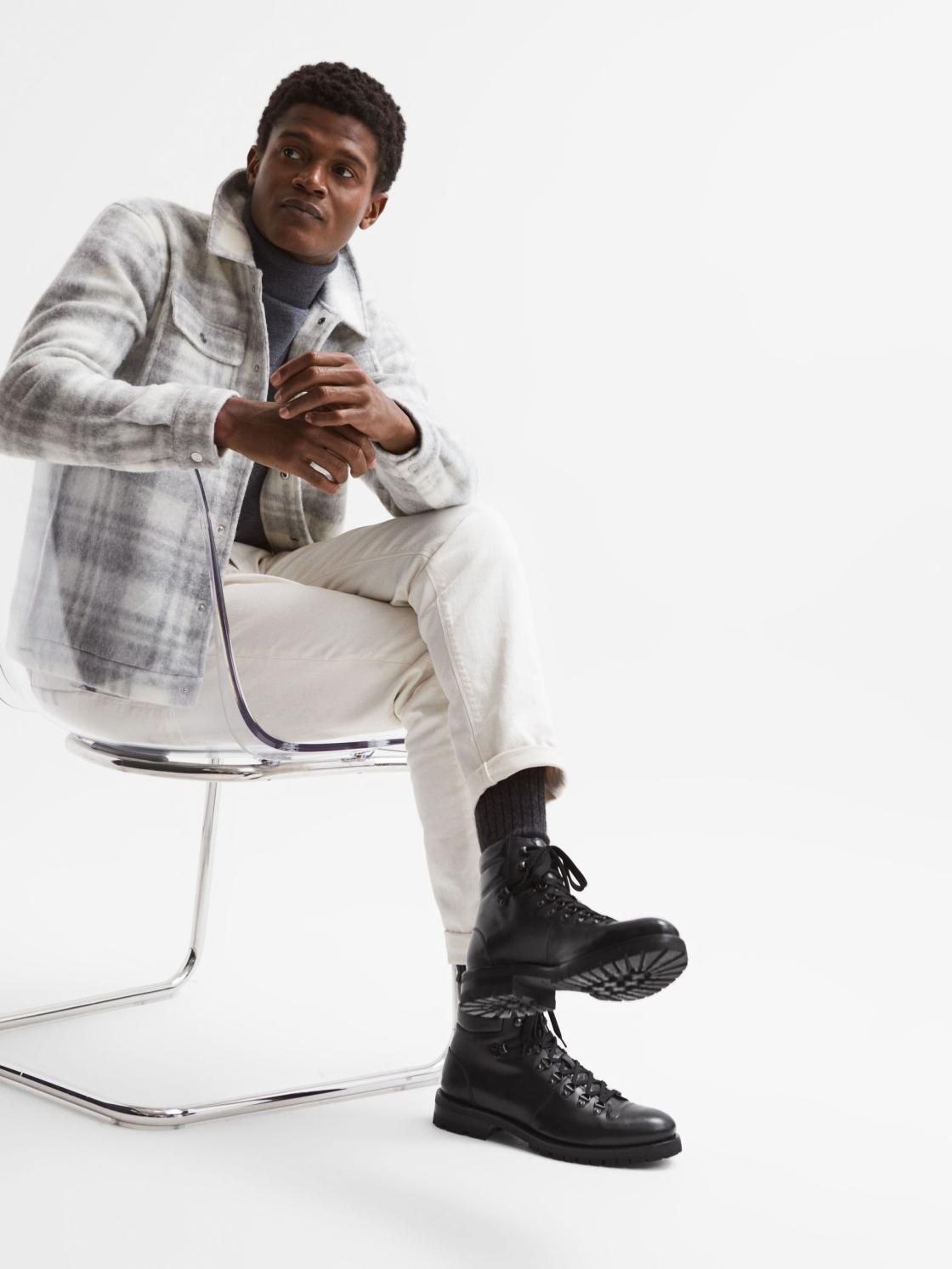 Reiss Boots | Amwell Boots Black - Men