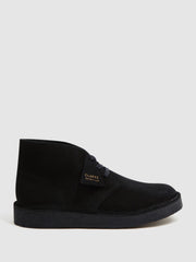 Reiss Boots | Clarks Originals Suede Desert Boots Black - Men