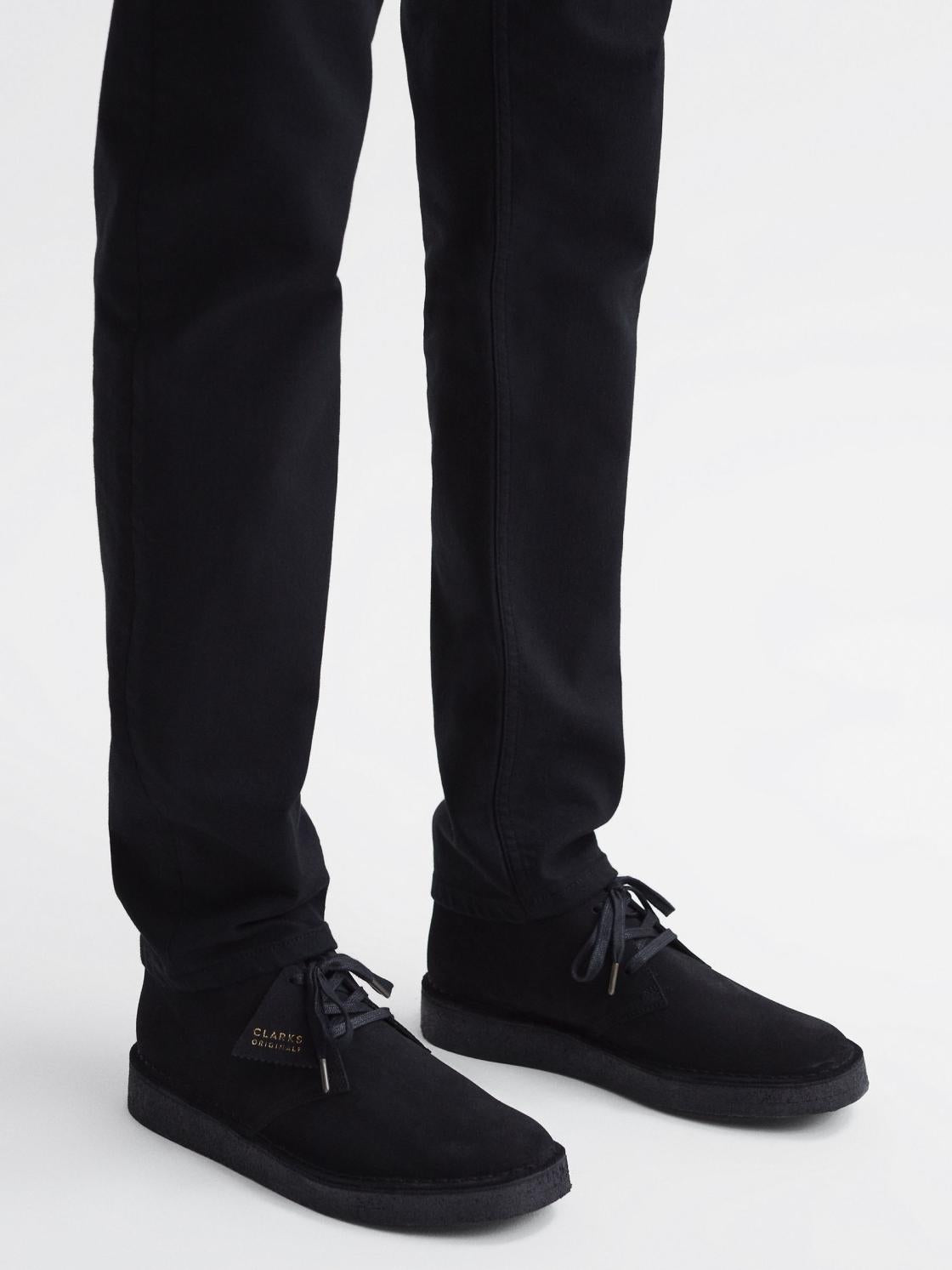 Reiss Boots | Clarks Originals Suede Desert Boots Black - Men
