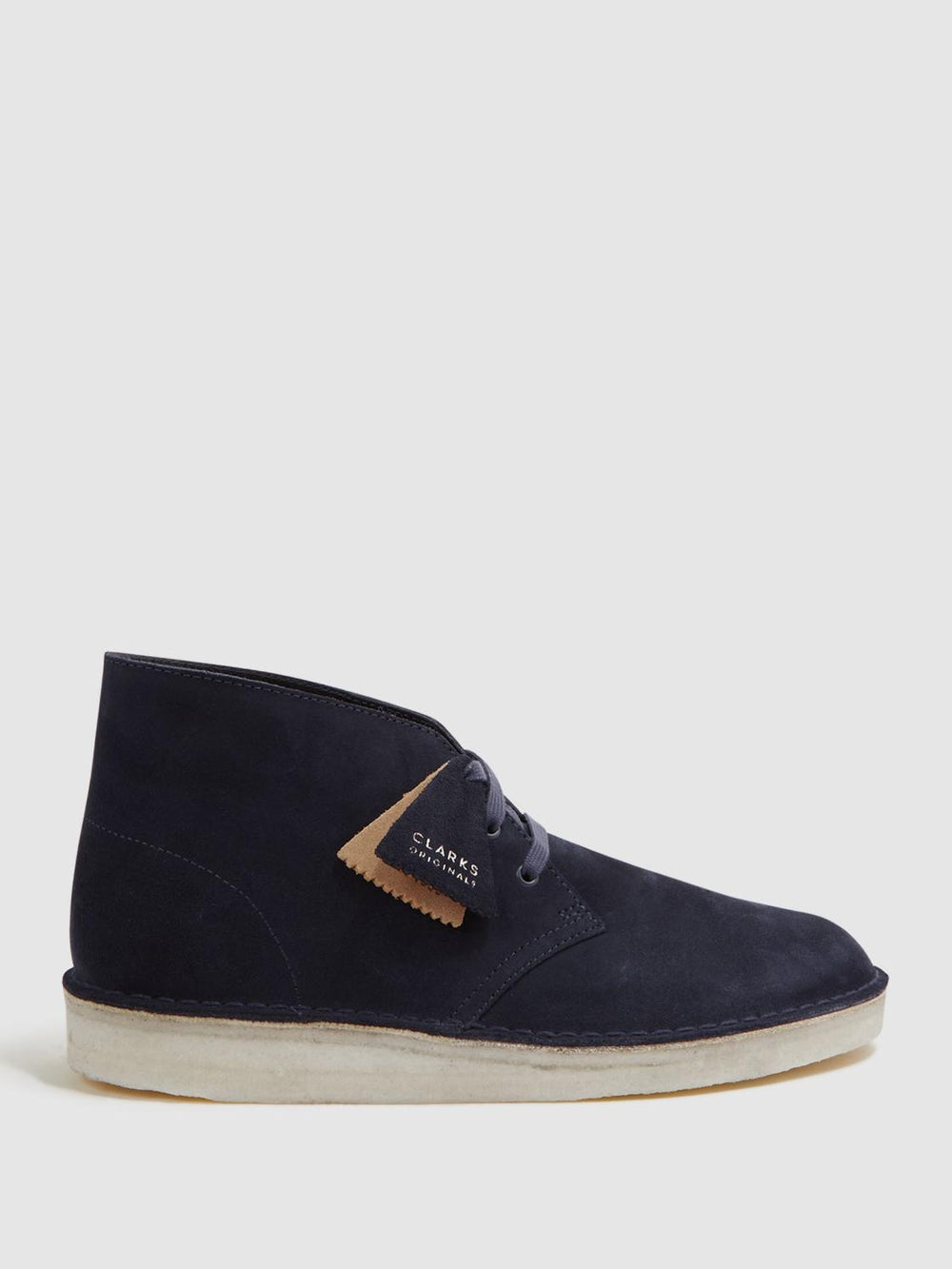 Reiss Boots | Clarks Originals Suede Desert Boots Navy - Men
