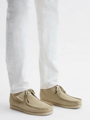 Reiss Boots | Clarks Originals Suede Wallabee Boots Sand - Men