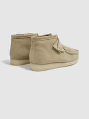Reiss Boots | Clarks Originals Suede Wallabee Boots Sand - Men