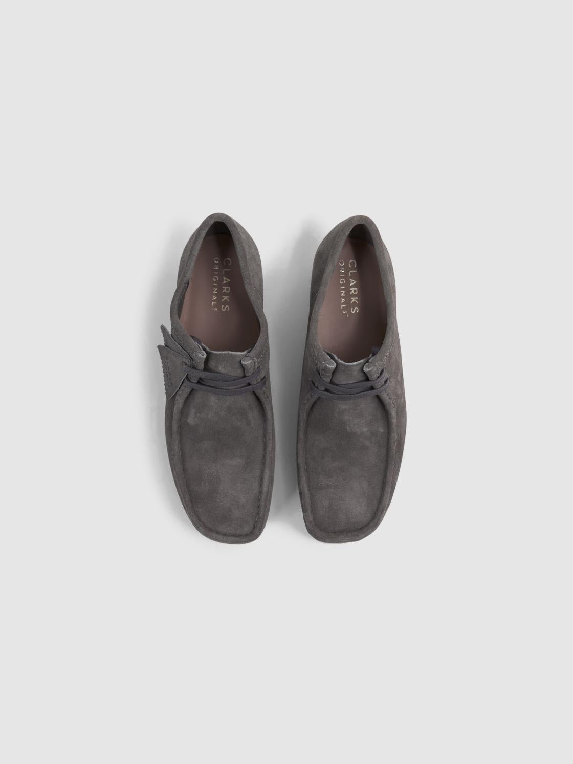 Reiss Boots | Clarks Originals Suede Wallabee Shoes Grey - Men