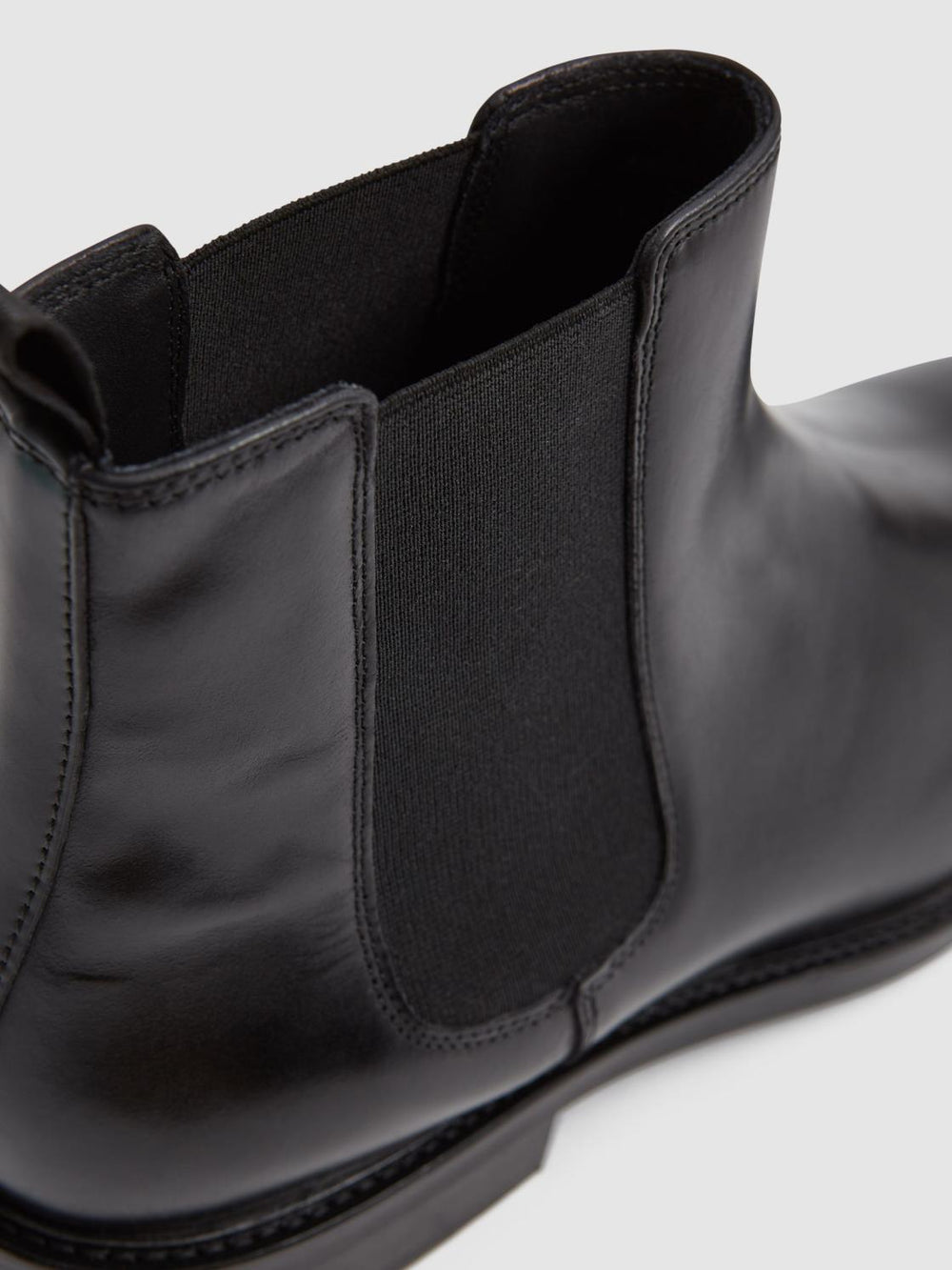 Reiss Boots | Tenor Leather Chelsea Boots Black - Men