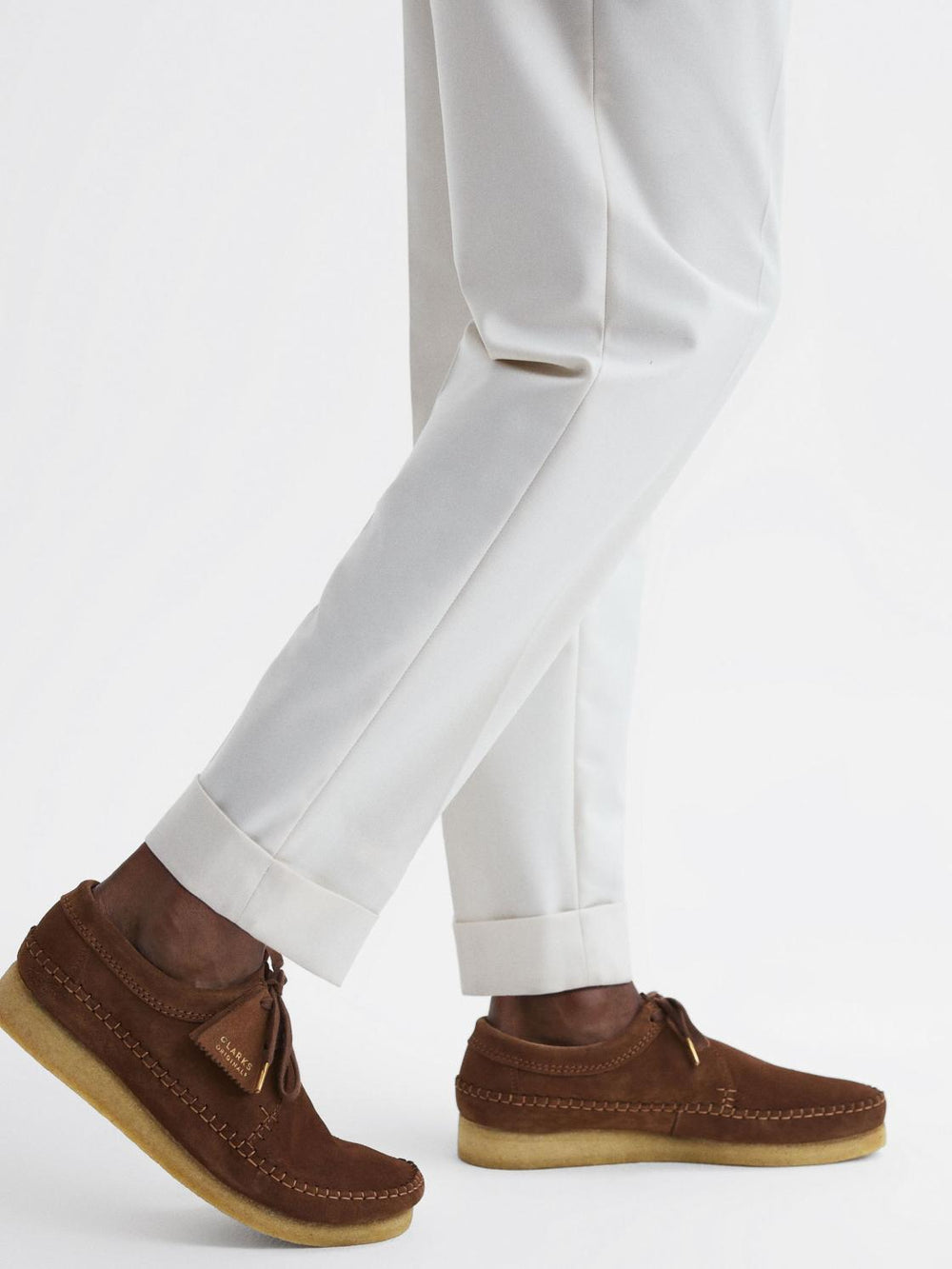 Reiss Casual Shoes | Clarks Originals Suede Moccasin Shoes Brown - Men