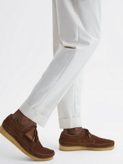 Reiss Casual Shoes | Clarks Originals Suede Moccasin Shoes Brown - Men