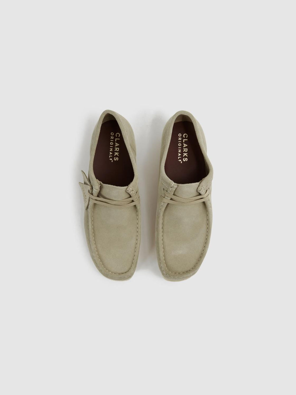 Reiss Casual Shoes | Clarks Originals Suede Wallabee Shoes Sand - Men