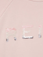 Reiss Co-Ords | Bryony Sequin Crew Neck Jumper Lilac - Children