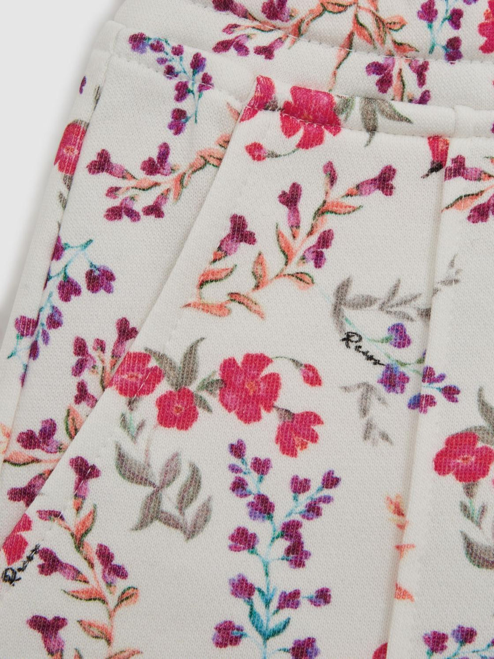 Reiss Co-Ords | Harper Relaxed Floral Printed Shorts Pink Print - Children