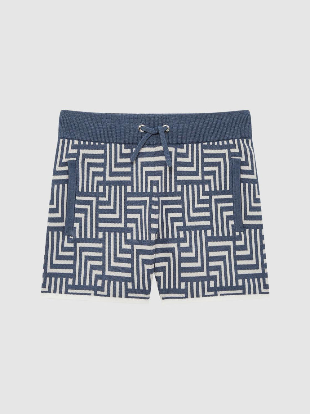 Reiss Co-Ords | Jazz Abstract Printed Shorts Airforce Blue - Children