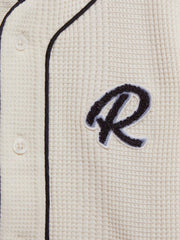 Reiss Co-Ords | Jonny Textured Collarless Shirt Ecru - Children