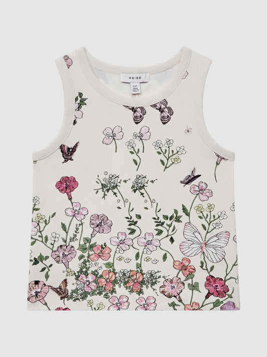 Reiss Co-Ords | Kemi Floral Print Vest Pink Print - Children
