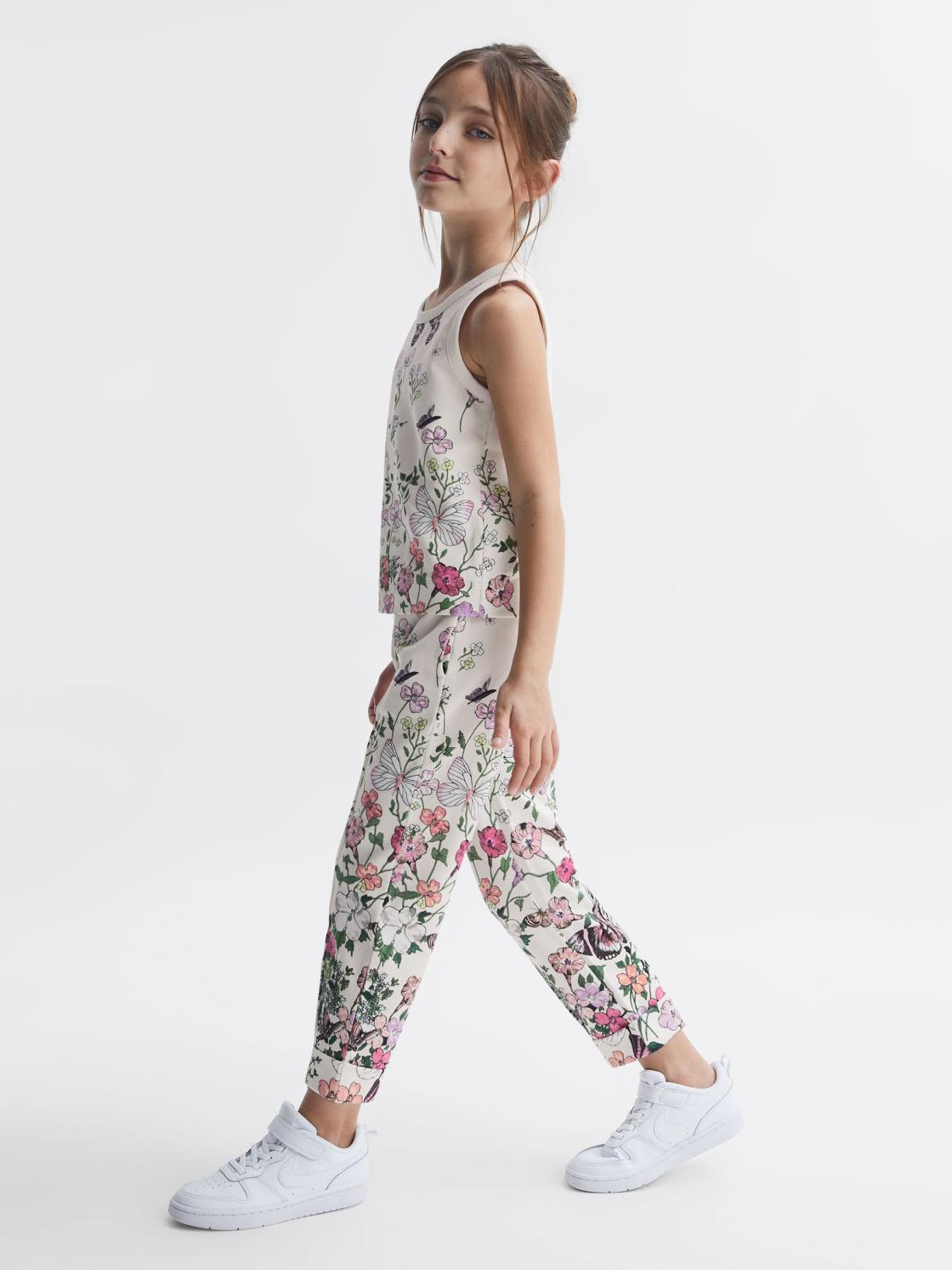 Reiss Co-Ords | Kemi Floral Print Vest Pink Print - Children
