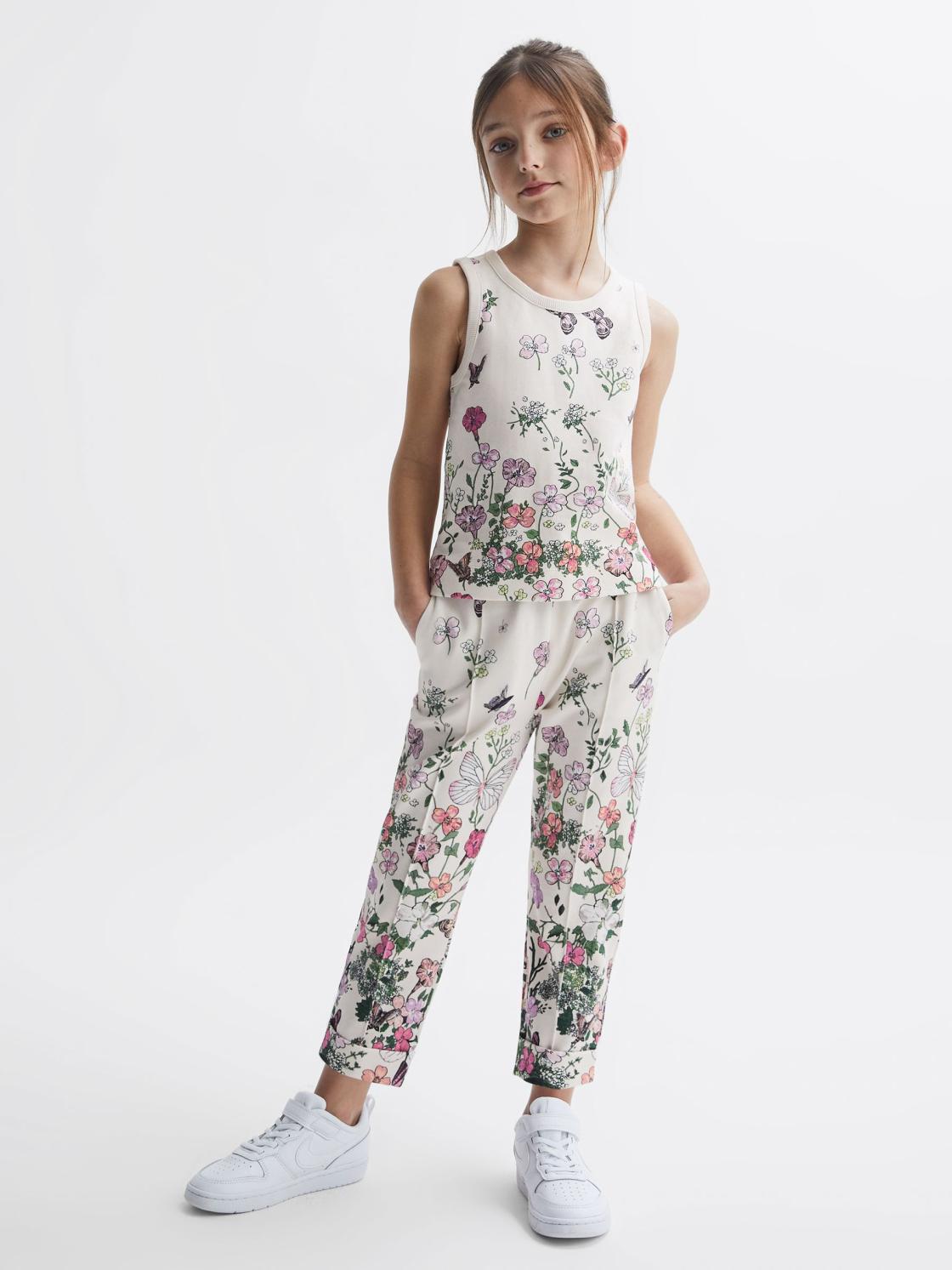 Reiss Co-Ords | Kemi Floral Print Vest Pink Print - Children