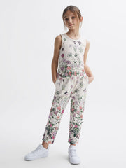 Reiss Co-Ords | Kemi Floral Print Vest Pink Print - Children