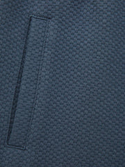 Reiss Co-Ords | Robin Slim Fit Textured Drawstring Shorts Airforce Blue - Children