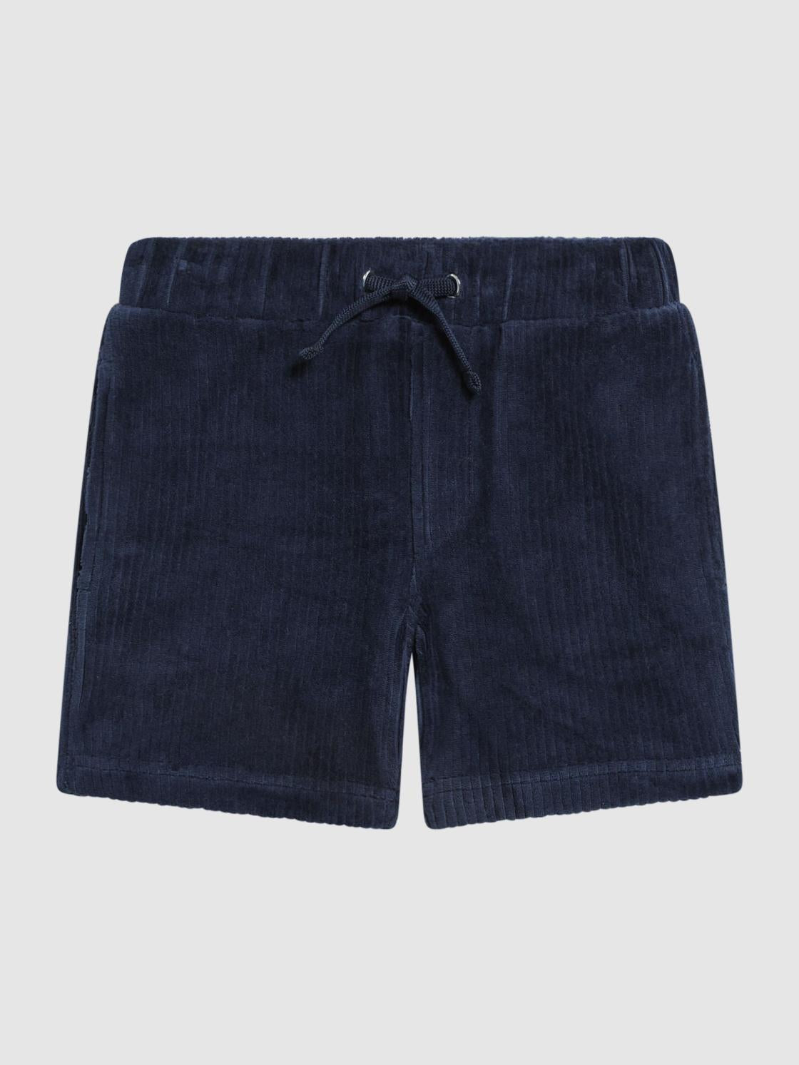 Reiss Co-Ords | Tortuga Ribbed Chenille Drawstring Shorts Navy - Children
