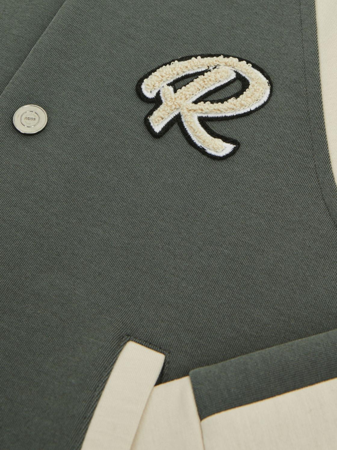 Reiss Coats &amp; Jackets | Giles Long Sleeve Interlock Bomber Jacket Light Khaki/ecru - Children