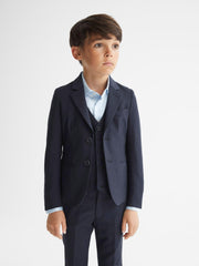 Reiss Coats &amp; Jackets | Hope Modern Fit Mixer Blazer Navy - Children