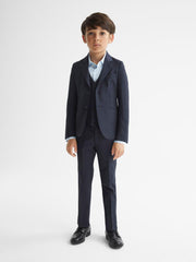 Reiss Coats &amp; Jackets | Hope Modern Fit Mixer Blazer Navy - Children