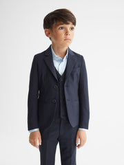 Reiss Coats &amp; Jackets | Hope Modern Fit Mixer Blazer Navy - Children