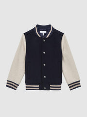 Reiss Coats &amp; Jackets | Kansas Varsity Bomber Jacket Navy - Children