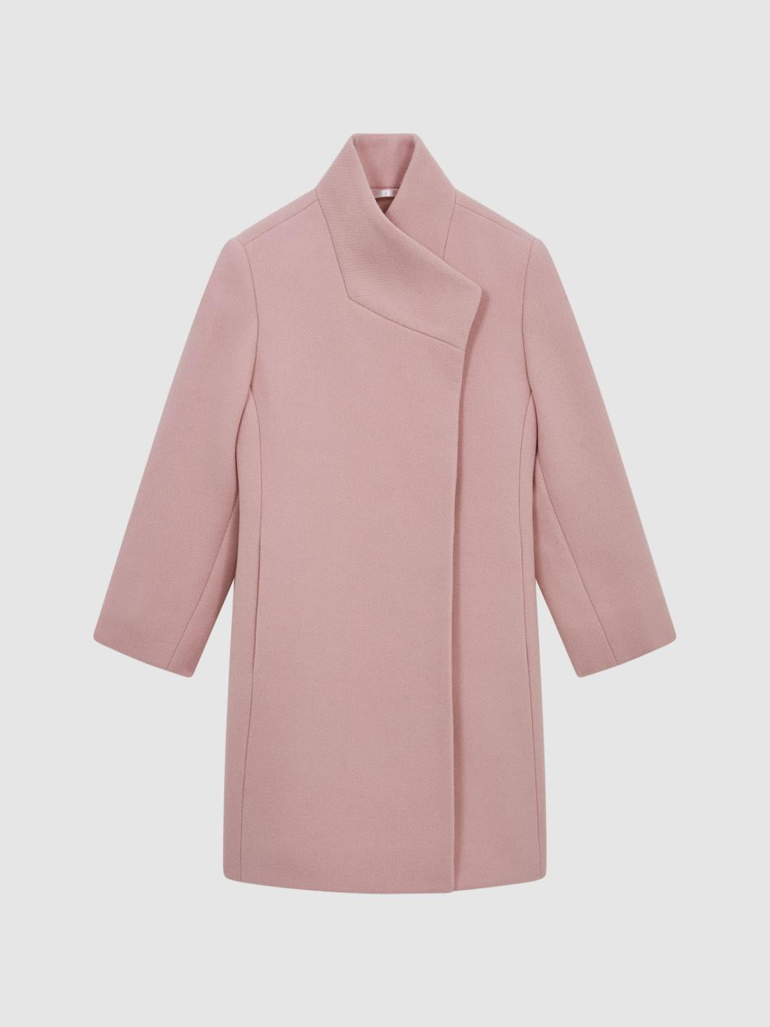 Reiss Coats &amp; Jackets | Kia Wool Blend Coat Pink - Children