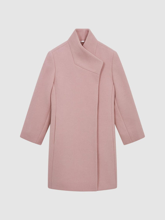 Reiss Coats &amp; Jackets | Kia Wool Blend Coat Pink - Children