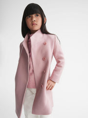 Reiss Coats &amp; Jackets | Kia Wool Blend Coat Pink - Children