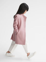 Reiss Coats &amp; Jackets | Kia Wool Blend Coat Pink - Children