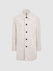 Reiss Coats &amp; Jackets | Perrin Mac With Removable Zip Neck Insert Stone - Men