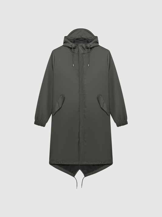 Reiss Coats &amp; Jackets | Rains Fishtail Parka Black - Women