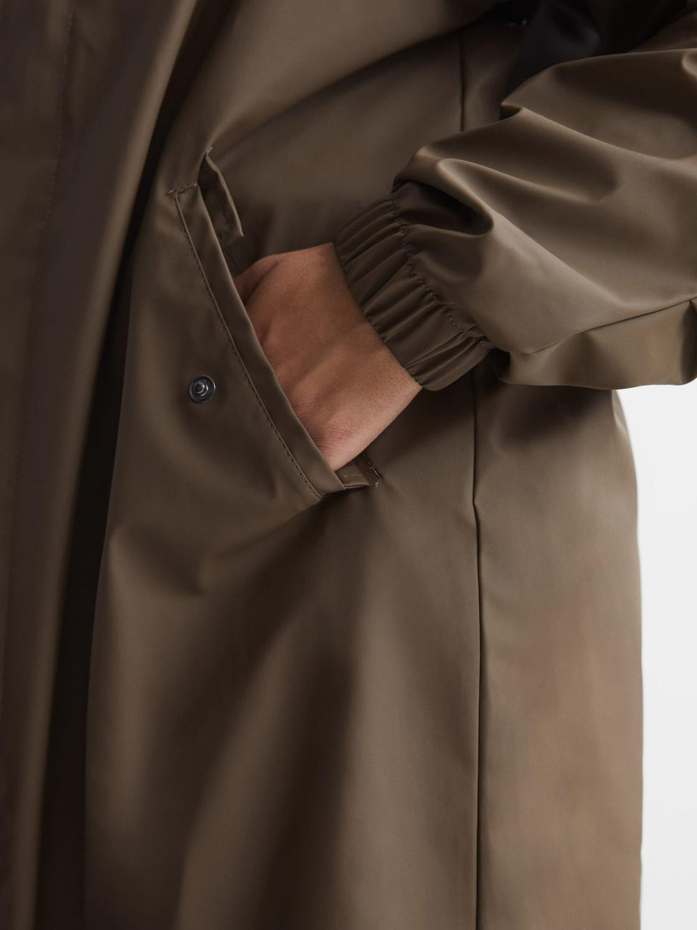 Reiss Coats &amp; Jackets | Rains Fishtail Parka Black - Women